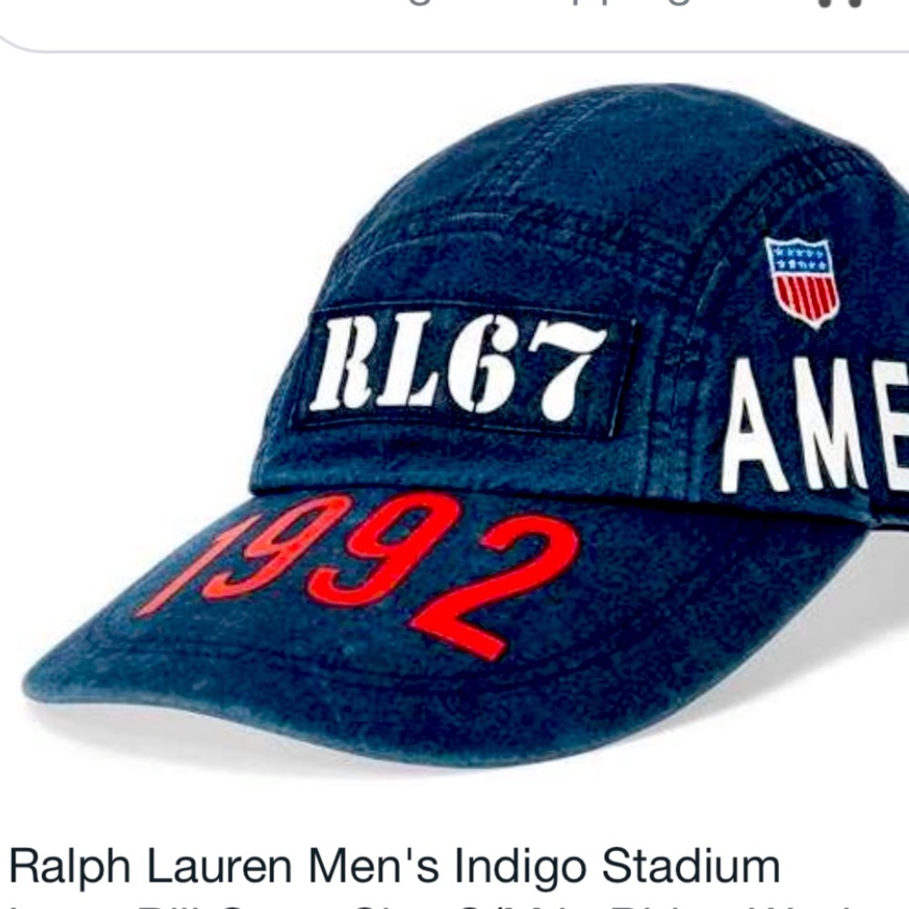 Ralph Lauren Polo men's Stadium Indigo cap